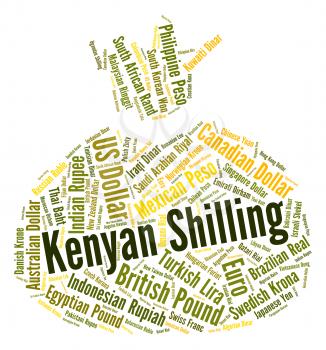 Kenyan Shilling Showing Worldwide Trading And Exchange 