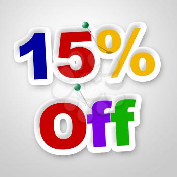 Fifteen Percent Off Showing Cheap Promo And Offer