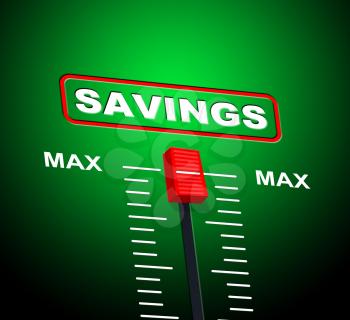 Max Savings Representing Upper Limit And Wealth
