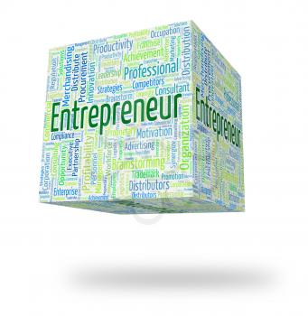 Entrepreneur Word Meaning Entrepreneurs Business And Seller