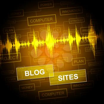 Blog Sites Meaning World Wide Web And Blogger Net