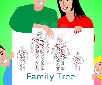 Family Tree Meaning Word Hereditary And Parents
