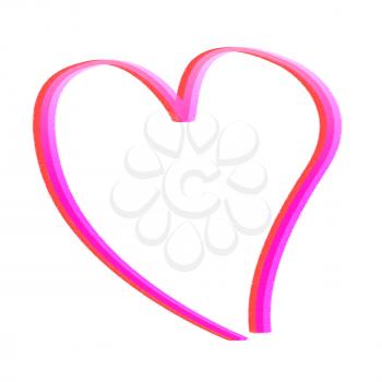 Copyspace Heart Meaning Valentine's Day And Loving