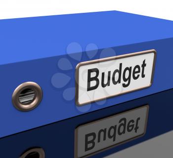 Budget File With Reports On Spending Plan