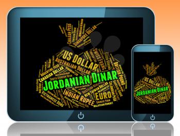 Jordanian Dinar Indicating Forex Trading And Market
