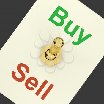 Buy Word Representing Business Trades And Purchasing
