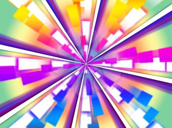 Wheel Background Meaning Beams Chromatic And Rectangles

