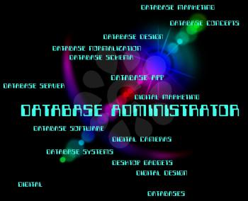 Database Administrator Meaning Supervisor Databases And Words