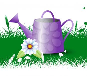 Watering Can Meaning Cultivating Gardener And Horticulture