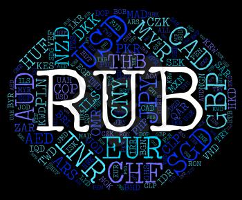 Rub Currency Meaning Russian Rubles And Coin