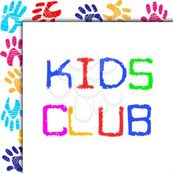 Kids Club Showing Team Join And Youth