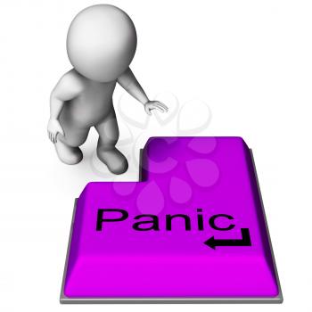 Panic Key Meaning Alarm Distress And Dread