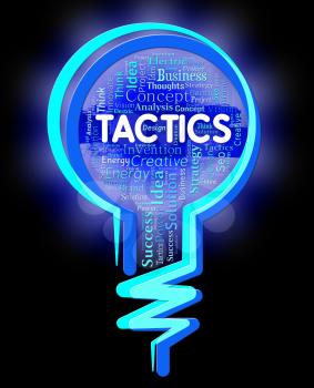 Tactics Lightbulb Indicating Strategy Systems And Techniques