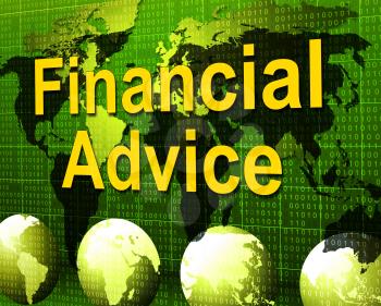 Financial Advice Meaning Inform Figures And Business