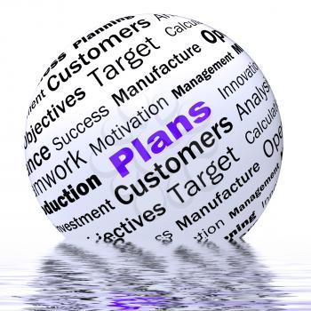 Plans Sphere Definition Displaying Customers Target Arrangement Or Aim