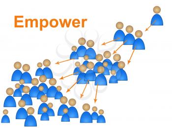 Empower Leadership Showing Initiative Command And Authority