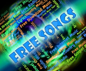 Free Songs Showing Sound Track And Audio