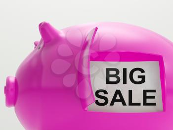 Big Sale Piggy Bank Meaning Massive Bargains