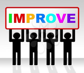 Improve Improvement Showing Advance Enhance And Progress