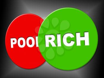 Rich Sign Representing Message Prosperity And Investment