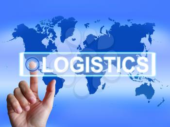 Logistics Map Indicating Logistical Strategies and International Plans