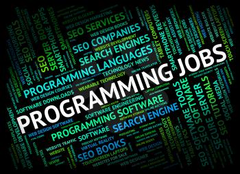 Programming Jobs Indicating Career Hiring And Occupation