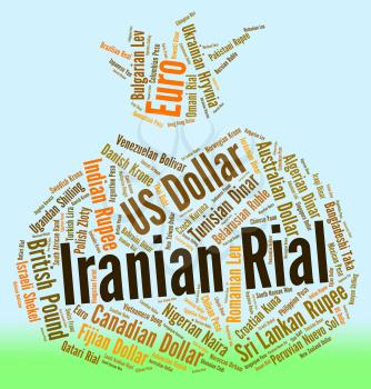Iranian Rial Showing Worldwide Trading And Forex 