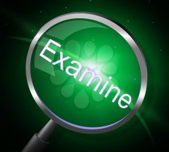 Examine Magnifier Meaning Check Up And Searches