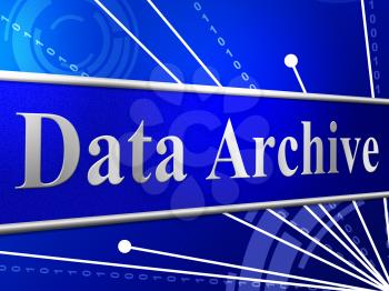 Data Archive Representing File Transfer And Drive