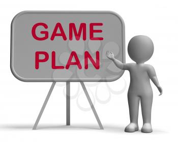 Game Plan Whiteboard Meaning Scheme Approach And Planning