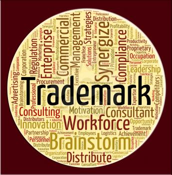 Trademark Word Indicating Brand Name And Logo