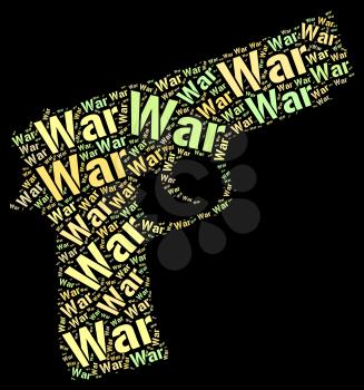 War Words Representing Military Action And Warfare