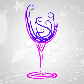 Wine Glass Meaning Alcoholic Beverage And Wineglass