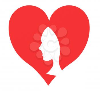 Woman Heart Meaning Valentine's Day And Romance