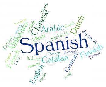 Spanish Language Showing Spain Translator And Lingo