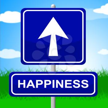Happiness Sign Meaning Joy Message And Fun