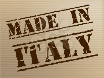 Made In Italy Showing Commercial Europe And Factory