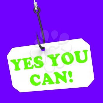 Yes You Can! On Hook Meaning Inspiration Encouragement And Motivation