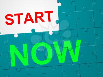 Start Now Meaning At This Time And Now