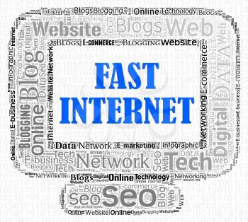 Fast Internet Representing Web Site And Network