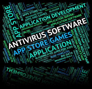 Antivirus Software Representing Firewall Attack And Shareware