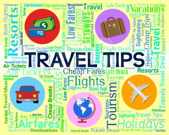 Travel Tips Meaning Trips Holiday And Holidays
