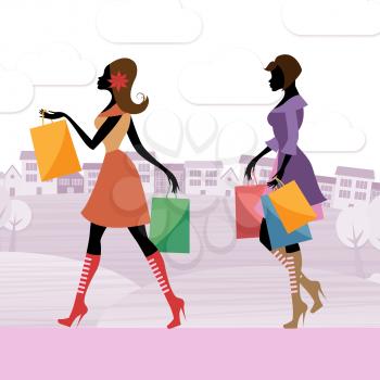 Shopping Shopper Meaning Commercial Activity And Merchandise