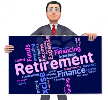 Retirement Word Meaning Finish Work And Pensions