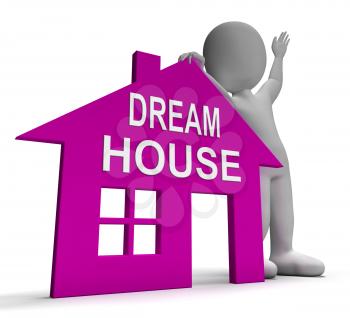 Dream House Home Showing Finding Or Designing Perfect Property