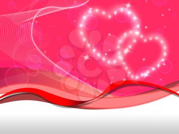 Pink Hearts Background Meaning Love Special And Valentine
