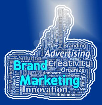 Brand Marketing Thumb Indicating Company Identity And Branding