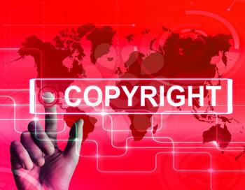 Copyright Map Displaying International Patented Intellectual Property