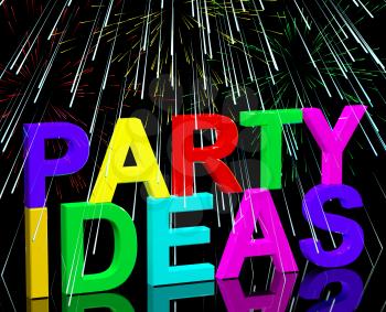 Party Ideas Words Shows Birthday Or Anniversary Celebration Suggestions