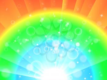 Bright Colourful Background Meaning Glowing Rainbow Or Twinkling Wallpaper
